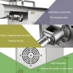 Household Small Automatic Stainless Steel Hot And Cold Oil Press Machine - Image 6