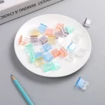 30pcs Anti-Roll Retainer Push-Pull Clip A4 Paper Loose-leaf Clip - Image 3