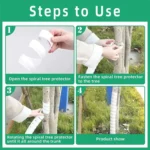 Plant Trunk Protector Garden Anti Nibbling Plastic Protective Cover - Image 7