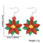 Christmas Element Cartoon Decoration Earrings Shiny Earrings - Image 7