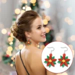 Christmas Element Cartoon Decoration Earrings Shiny Earrings - Image 5