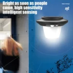Outdoor Solar Wall Light Patio Sensor Lamp - Image 3