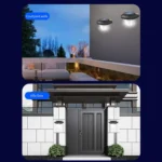 Outdoor Solar Wall Light Patio Sensor Lamp - Image 7