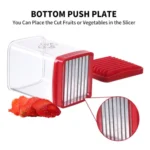 Multifunctional Household Kitchen Fruit And Vegetable Slicer With Push Plate - Image 3