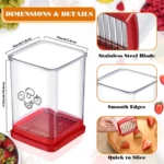 Multifunctional Household Kitchen Fruit And Vegetable Slicer With Push Plate - Image 4