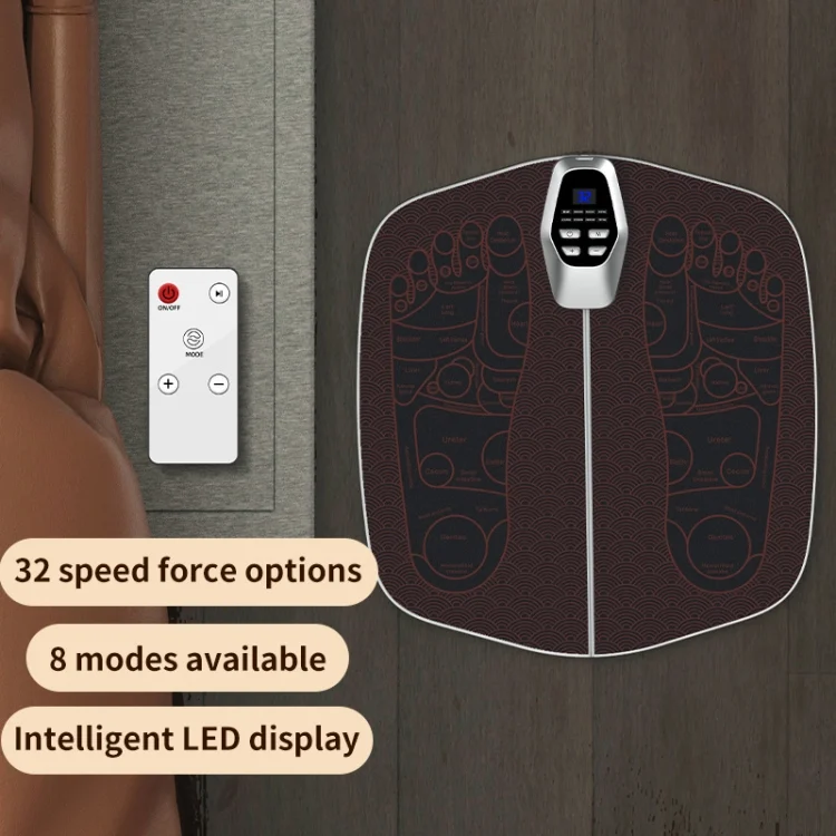 TBD06053388_B5.webp EMS Foot Massager Pad Foldable Pulse Foot Massage Mat Microcurrent Foot Physical Therapy With RC - Image 6