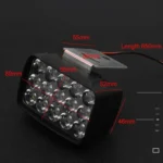 15W Electric Motorcycle External Strong LED Headlight - Image 2