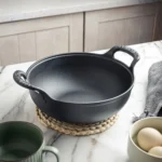 Cast Iron Frying Pan Stewpot Universal Uncoated Non-Stick Casserole - Image 2