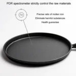 Thickened Cast Iron Skillet Non-Coating Non-Stick Pancake Pan Omelette Steak Pot - Image 4