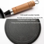 Thickened Cast Iron Skillet Non-Coating Non-Stick Pancake Pan Omelette Steak Pot - Image 7