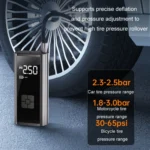 Electric Vehicle Lighting Tire Air Pump Tire Pressure Detection - Image 12