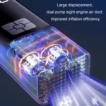 Electric Vehicle Lighting Tire Air Pump Tire Pressure Detection - Image 6