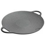 Cast Iron Threaded Grill Pan Outdoor Non-Stick Frying Pan Uncoated Teppanyaki Pot