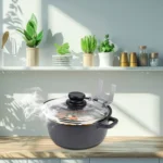 Household Stainless Steel Pot Lid Keeper With Silicone Gasket Kitchen Lid Holder - Image 2