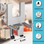 Household Stainless Steel Pot Lid Keeper With Silicone Gasket Kitchen Lid Holder - Image 3