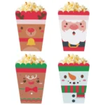 Christmas Theme Popcorn Box Snack Packaging Bucket Snack Candy Box - Image 2