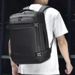 WEIXIER B726 Simple Expandable Double-Shoulder Backpack Large Capacity Business Casual Bag - Image 12