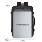 WEIXIER B724 Business Large Capacity Double-Shoulder Commuter Computer Bag Expandable Travel Backpack - Image 2