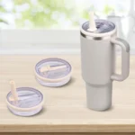 For Stanley 40oz Adventure Quencher Transparent Straw Lid Replacement Parts - Image 2