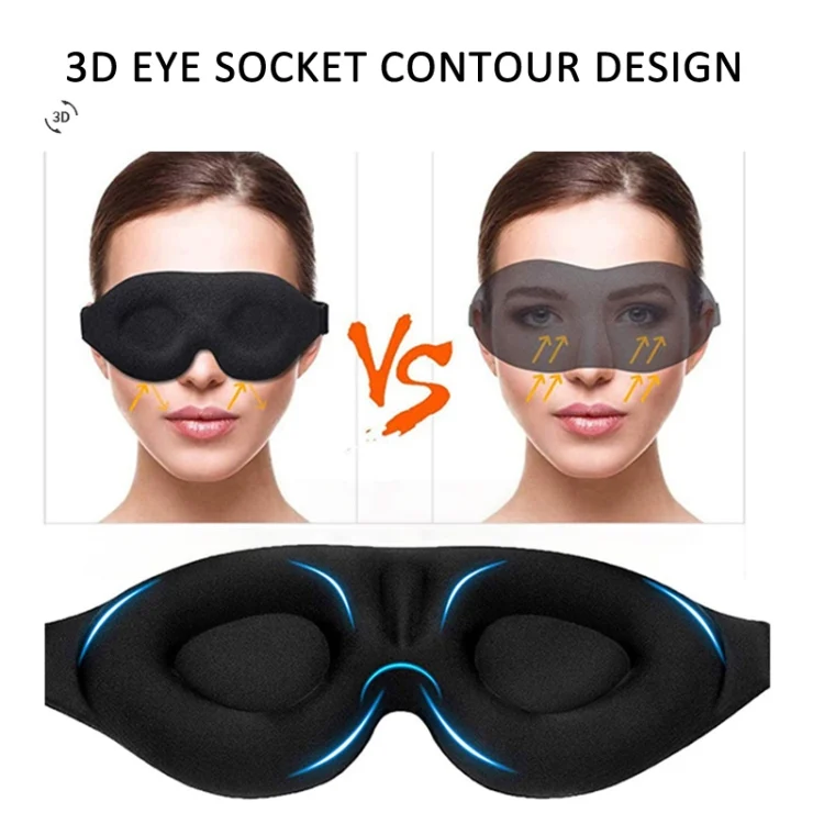 TBD06053597_B3.webp 4 In 1 3D Sleep Eye Mask Memory Foam Non-pressure Shading Sleeping Blindfold - Image 4