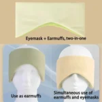Dual-use Double-sided Eye Mask Earmuffs All-inclusive Noise Reduction Eye Protection Mask - Image 4