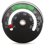 Magnetic Fireplace Thermometer Temperature Monitor