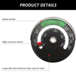 Magnetic Fireplace Thermometer Temperature Monitor - Image 3