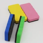 2pcs /Pack Magnetic EVA Felt Cloth Whiteboard Eraser Rectangular Wave Edge Blackboard Eraser 10.2x5.5x2cm - Image 4