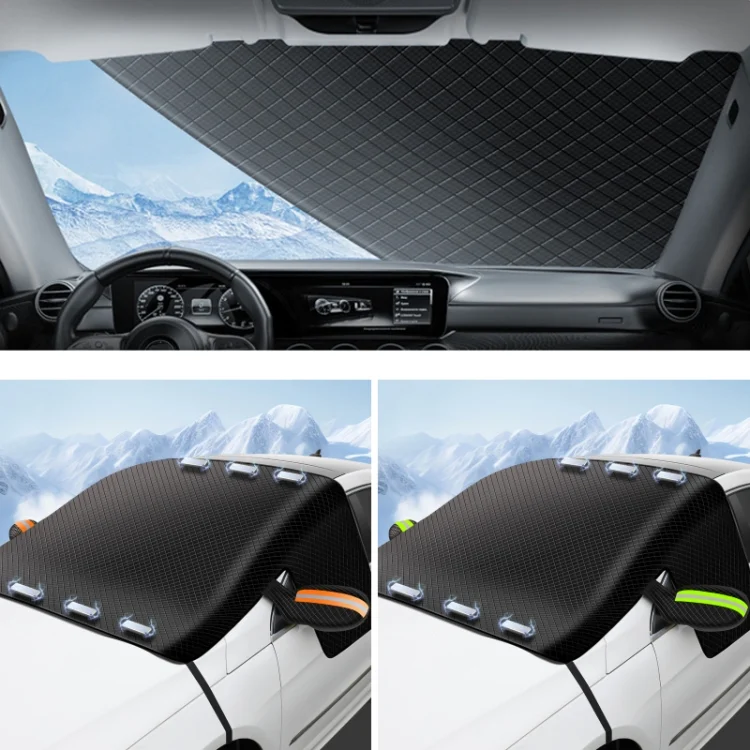TBD06053693_B1.webp Car Magnetic Front Sunscreen Waterproof Thick Snow Shield - Image 2