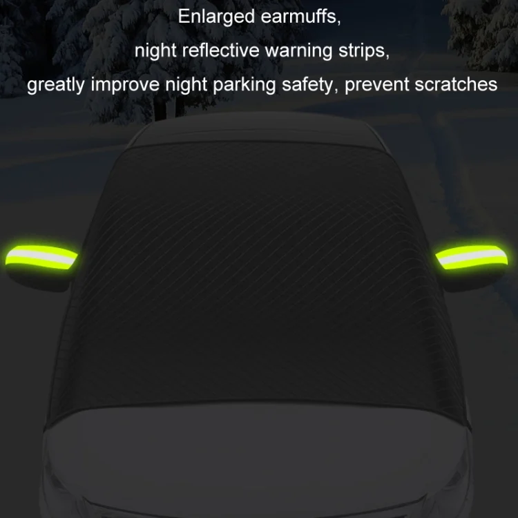 TBD06053693_B3.webp Car Magnetic Front Sunscreen Waterproof Thick Snow Shield - Image 4