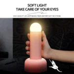 Hand Pull Night Light Rechargeable Bedroom Bedside Sleeping Lamp - Image 5