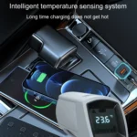 C29 9 In 1 Car Cigarette Lighter Powerful Fast Charger With Voltage Display - Image 9