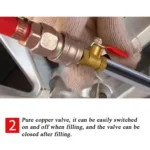 Car Tire Hand-crank Fast Inflation Rod Universal Air Filling Rod - Image 7