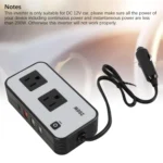 200W Car Inverter Vehicle Plug Power Converter - Image 6
