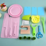 19pcs /Set Children Cooking Knife Set Early Childhood Education Kitchen Tools - Image 6
