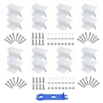 113pcs /Set RV Yacht Solar Panel Z-Shaped Aluminum Alloy Bracket
