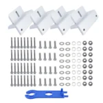113pcs /Set RV Yacht Solar Panel Z-Shaped Aluminum Alloy Bracket - Image 2
