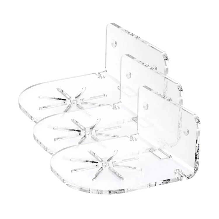 3pcs / Set Acrylic Wall Mount Bracket For Baby Monitor / Safety Camera / Speaker