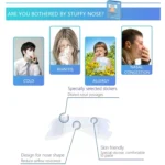 30pcs /Pack Transparent Nasal Strips To Improve Sleep, Reduce Snoring 66x19mm - Image 4