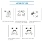 30pcs /Pack Transparent Nasal Strips To Improve Sleep, Reduce Snoring 66x19mm - Image 5