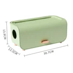 Desktop Cable Storage Box Power Cable Charger Storage Case Dustproof Waterproof Socket Organizer - Image 3