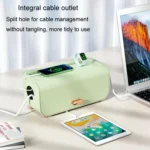 Desktop Cable Storage Box Power Cable Charger Storage Case Dustproof Waterproof Socket Organizer - Image 8