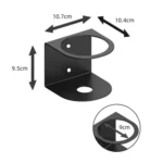 Wall Mounted Metal Single Hole Spray Can Holder For Garage Spray Can Storage - Image 3