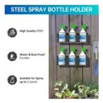 Wall Mounted Metal Single Hole Spray Can Holder For Garage Spray Can Storage - Image 4