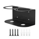 Wall Mounted Metal Double Hole Spray Can Holder For Garage Spray Can Storage
