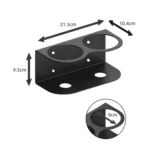 Wall Mounted Metal Double Hole Spray Can Holder For Garage Spray Can Storage - Image 3