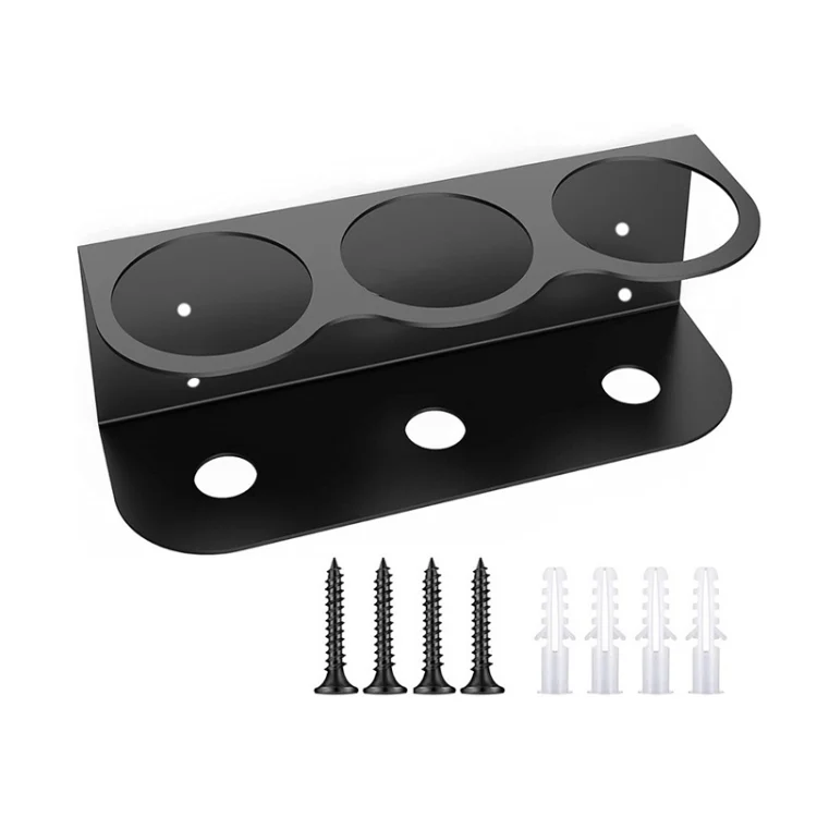 TBD0605399001.webp Wall Mounted Metal Three Hole Spray Can Holder For Garage Spray Can Storage - Image 1