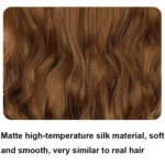 Fishing Line Hair Curtain Long Curly Wig Seamless Hair Extension - Image 4