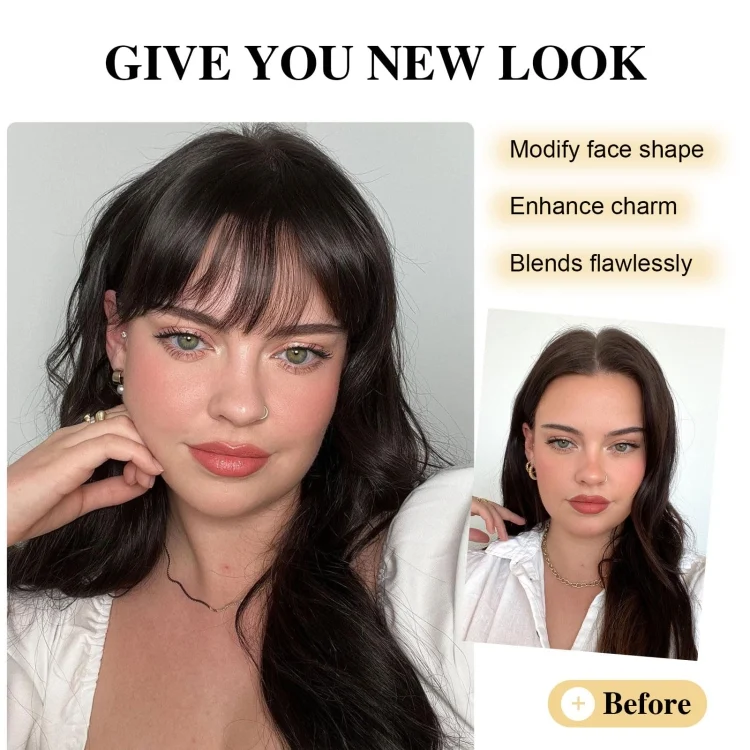 TBD06053993_B4.webp Chemical Fiber Wigs Thin Air Bangs Clip-on Wigs - Image 5