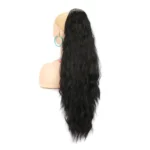 Ladies Extended Woolly Curly Rope Pulling Mesh Ponytail Wig